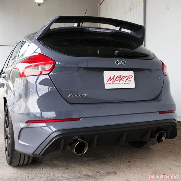 MBRP Cat Back Exhaust Dual Outlet - Ford Focus RS MK3 2016 Onwards MBRP